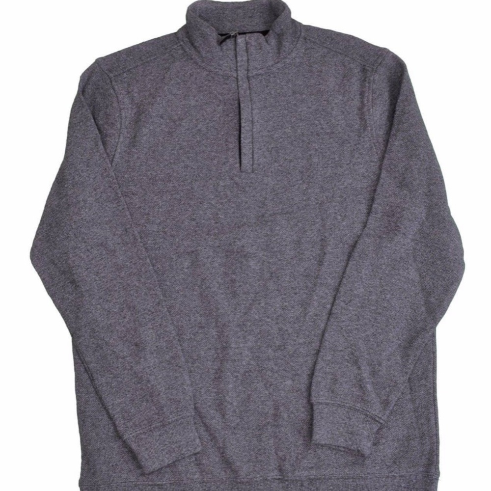 Zipper sweater Men’s size XXL, gray, heavy cotton